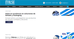 Desktop Screenshot of italse.cl